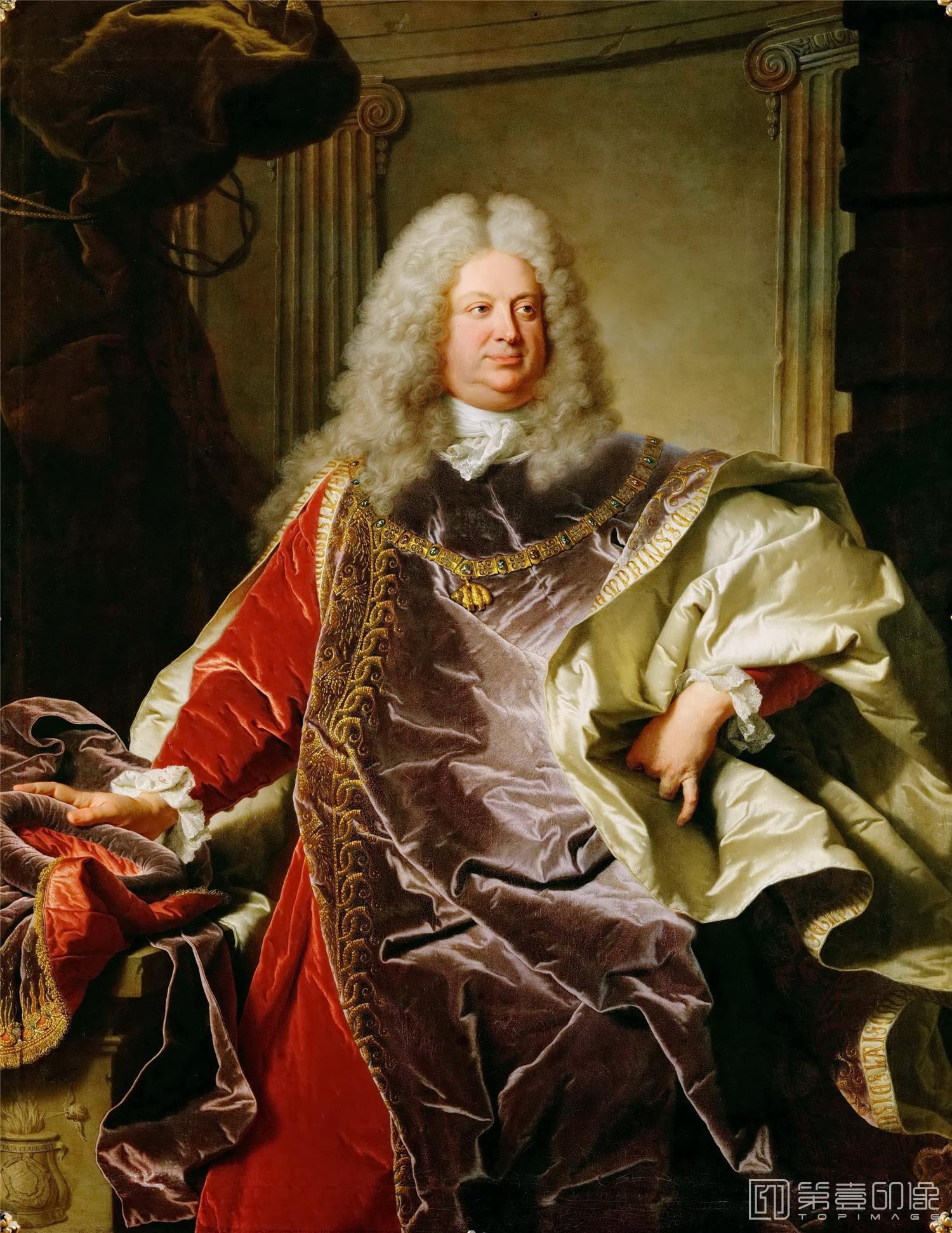 油画-奥地利维也纳艺术史博物馆-Hyacinthe RigaudPhilipp Ludwig Wenzel-372